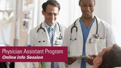 Physician Assistant Information Session