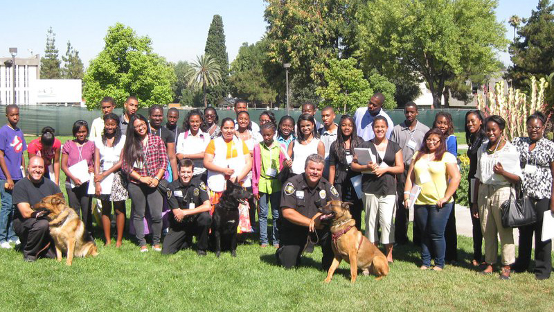 group photo of people involved with the special ops program