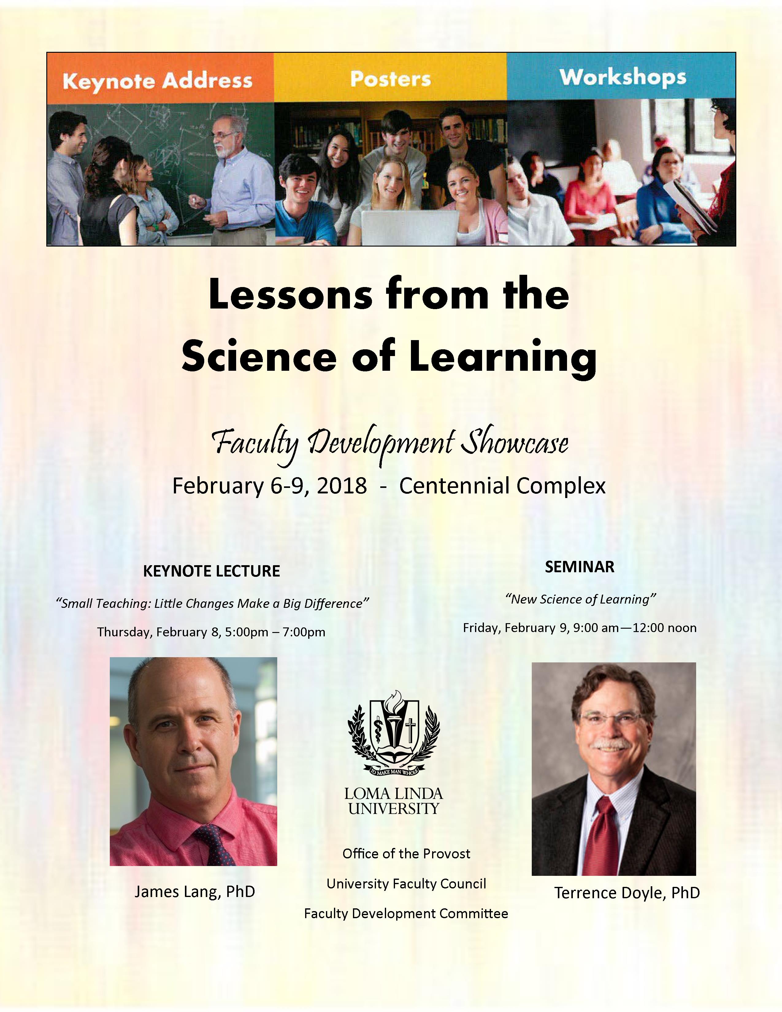 Lessons from the Science of Learning brochure cover