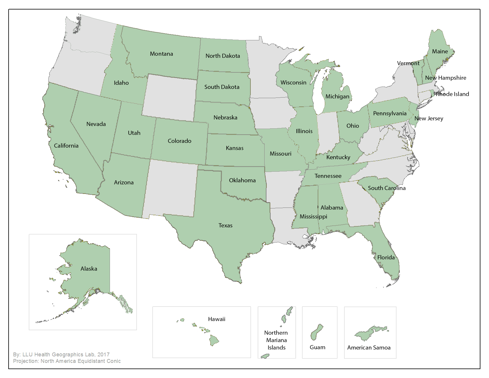 DE States Map