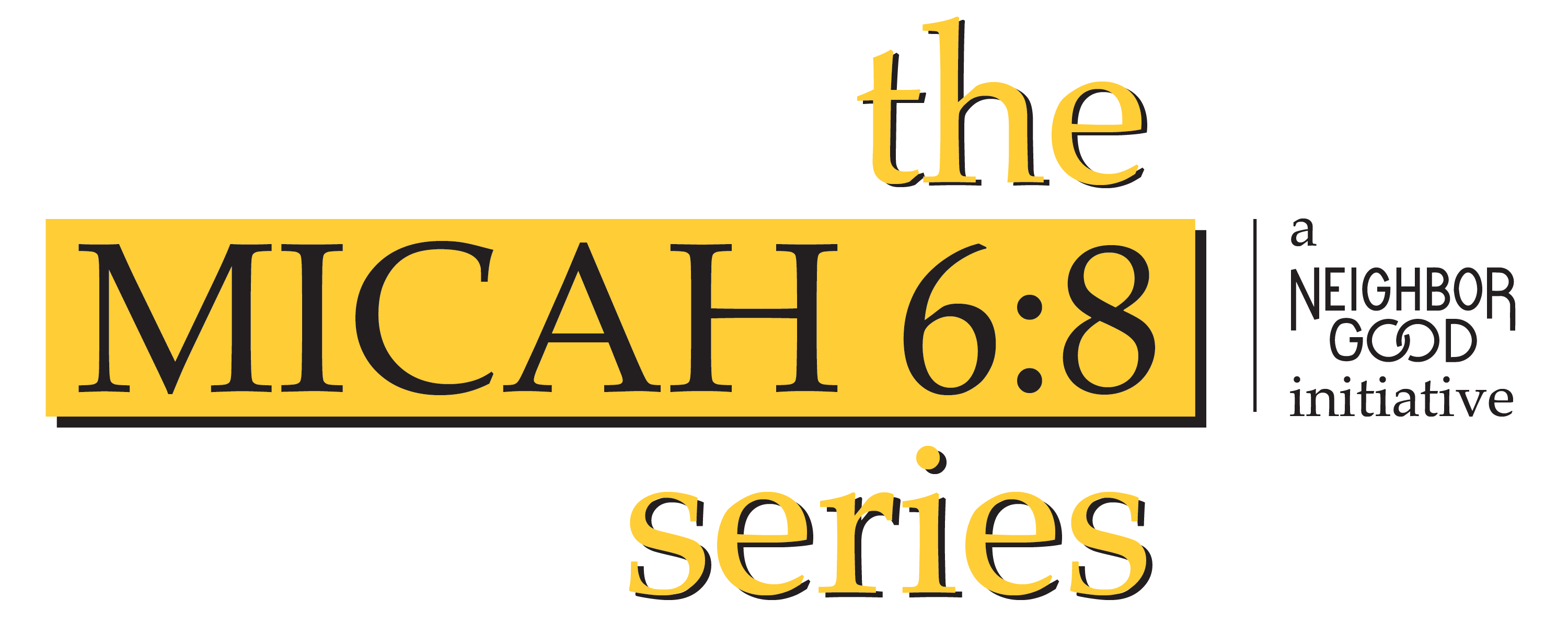 the Micah 6:8 series logo