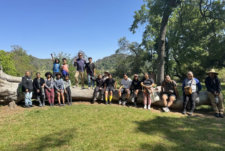 students standing together for a group photo