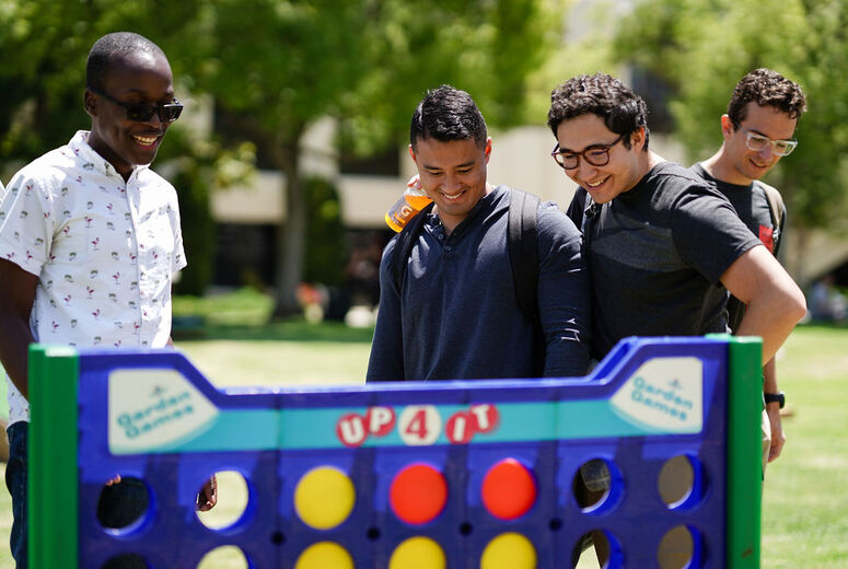Students, families, faculty, and staff connect outside the classroom