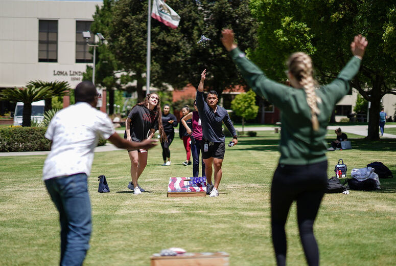Students, families, faculty, and staff connect outside the classroom