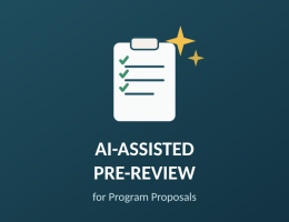 AI-Assisted Pre-Review for Program Proposals