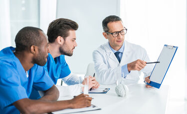 doctors having conversation